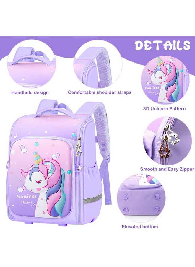 PALAY® Unicorn Bags for Girls Stylish School Bags for Girls Durable Waterproof School Bags for Boys Kids 7-12 Years Old Large Capacity Cute Backpack for Girls Birthday Gift