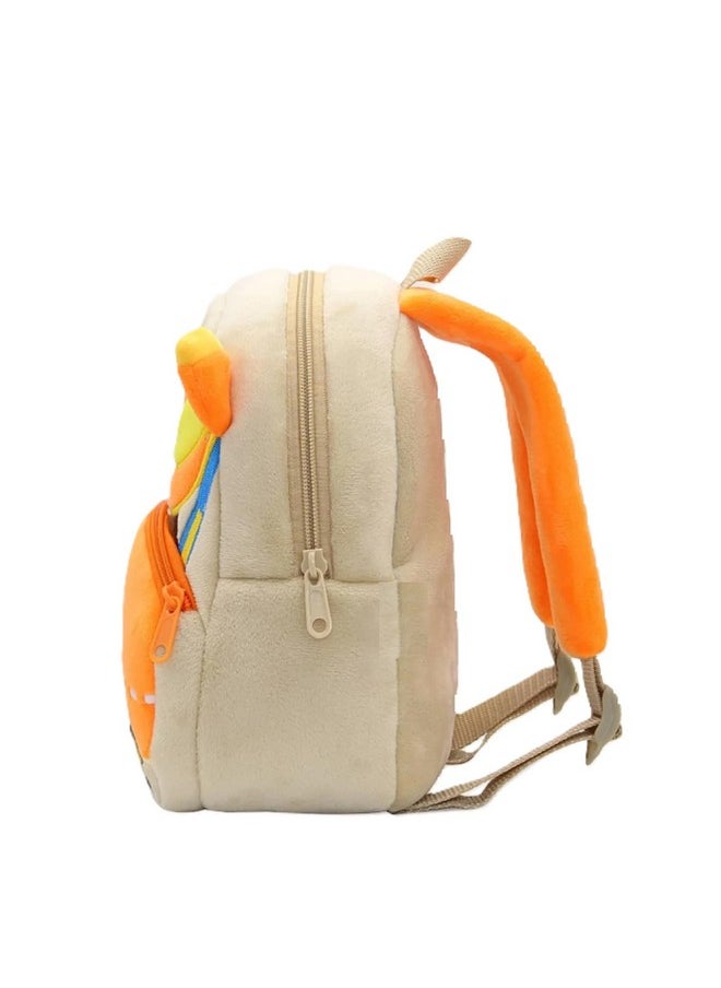 blue tree School Bag for Cute Kids for (1-6 Years), Preschool Soft Plush Bulldozer Truck Unicorn Bag, Mini Cartoon Backpack for Baby Boys and Girls