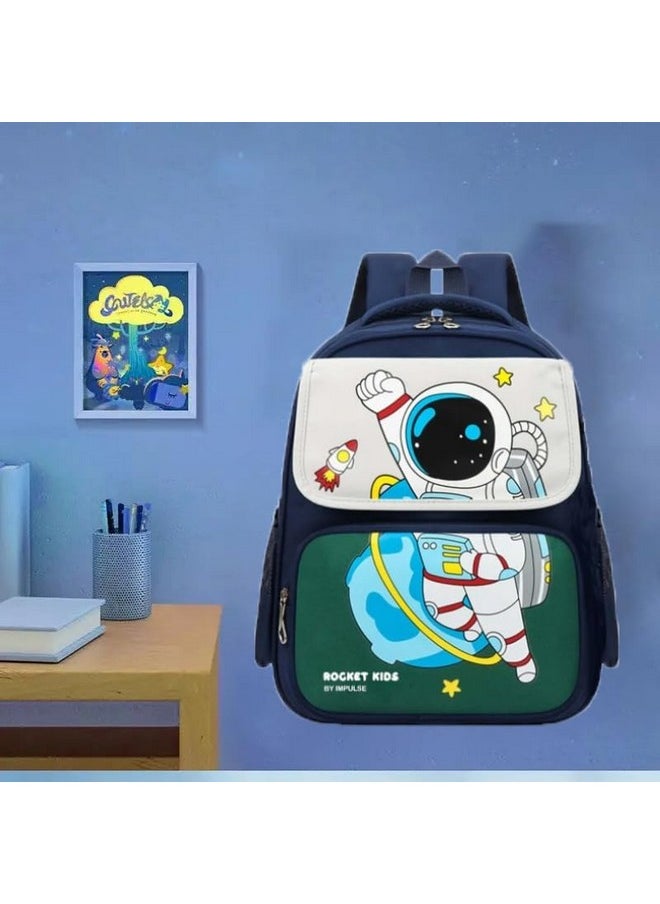 Impulse Astronaut I 27L Unisex Stylish &Trendy Water Resistant printed Bag, College travel Backpack, School Bag for boys & girls