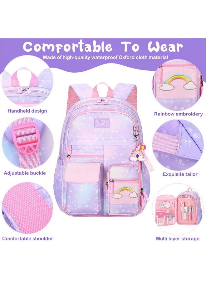 PALAY School Backpacks For Girls Gift Backpack For Kids 6-12 Years Old,Pink
