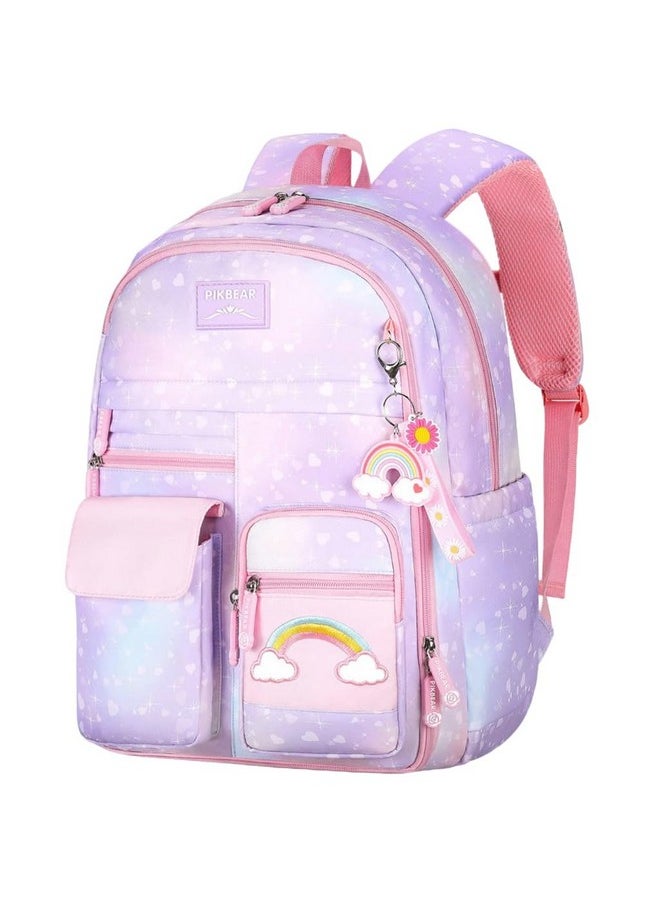 PALAY School Backpacks For Girls Gift Backpack For Kids 6-12 Years Old,Pink