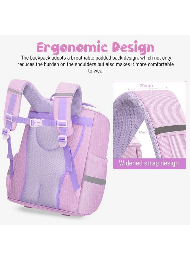 PALAY® School Backpack for Girls, Unicorn Cartoon School Backpack Girls Backpack for School, Travel, Camping, Burden-relief School Backpack for Kids 3-6 Years Old