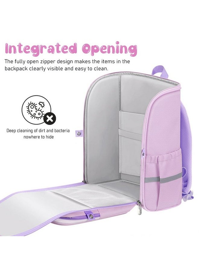 PALAY® School Backpack for Girls, Unicorn Cartoon School Backpack Girls Backpack for School, Travel, Camping, Burden-relief School Backpack for Kids 3-6 Years Old