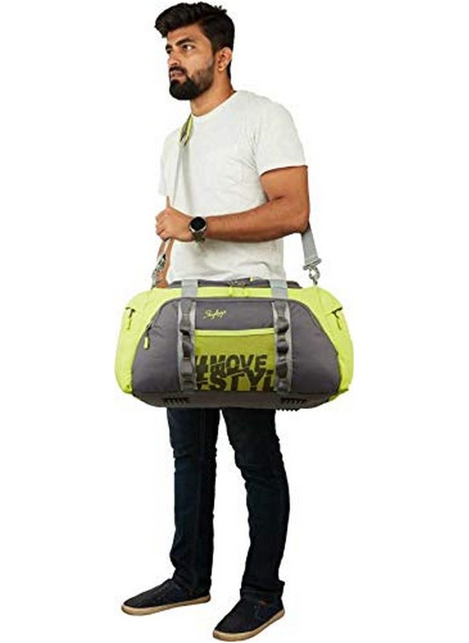 Skybags Hustle DF 55 Polyester carry on luggage Duffle Luggage (Green)