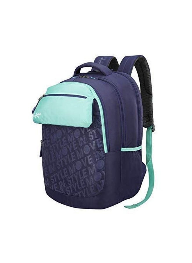 Skybags ASTRO DOUBLE POCKET PURPLE SCHOOL BACKPACK 32L