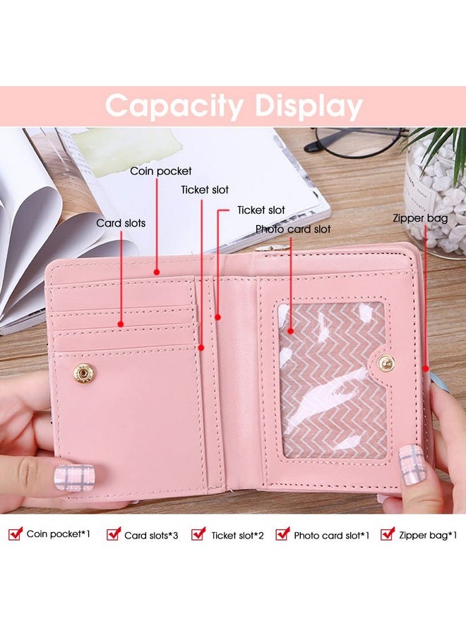 PALAY® Small Wallets for Women Stylish Latest PU Leather Coins Zipper Pocket Handbags Purse for Girls with Rabbit-Shaped Metal Tassels Pendant Purse (Black)