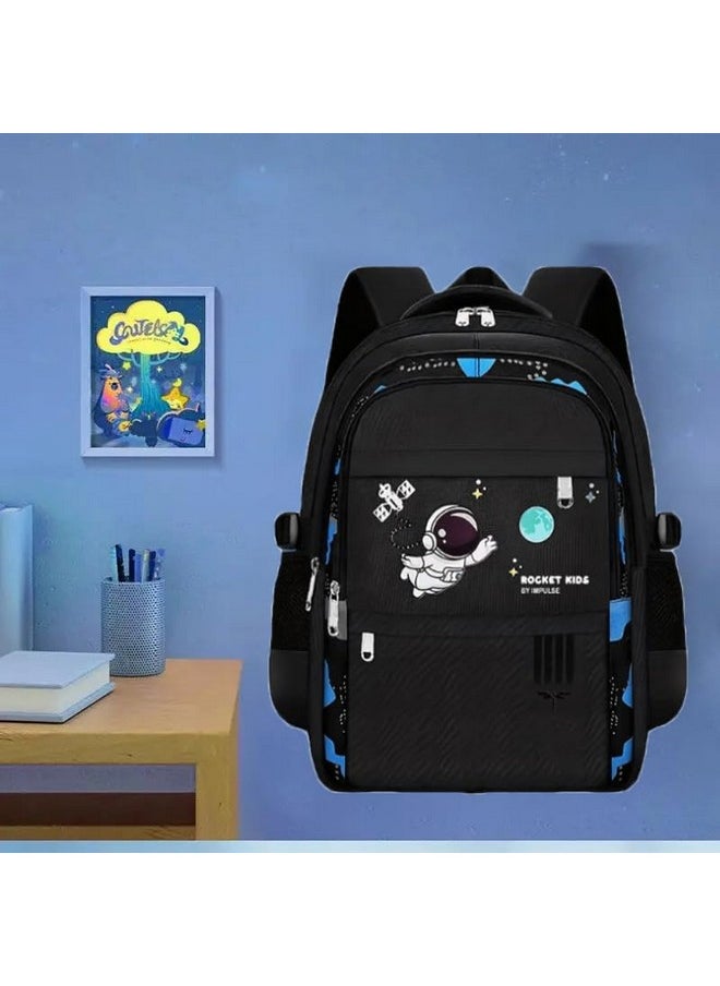 Impulse Astronaut 27L Unisex Stylish &Trendy Water Resistant printed Bag, College travel Backpack, School Bag for boys & girls