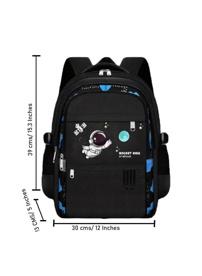 Impulse Astronaut 27L Unisex Stylish &Trendy Water Resistant printed Bag, College travel Backpack, School Bag for boys & girls