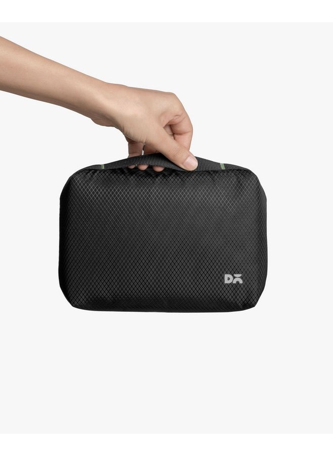 DailyObjects Black Ripstop Vault Tech Organiser Combo