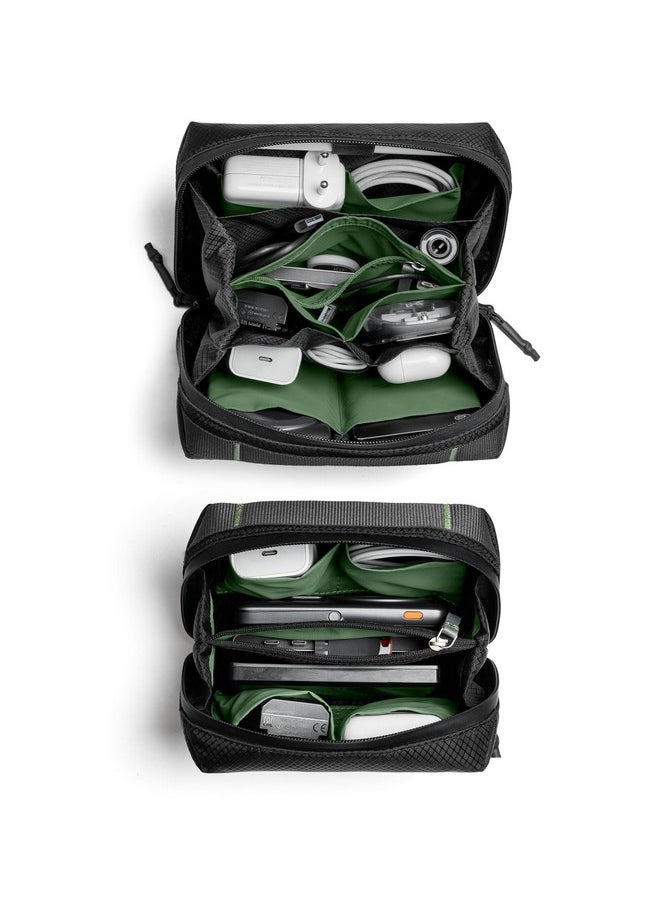 DailyObjects Black Ripstop Vault Tech Organiser Combo