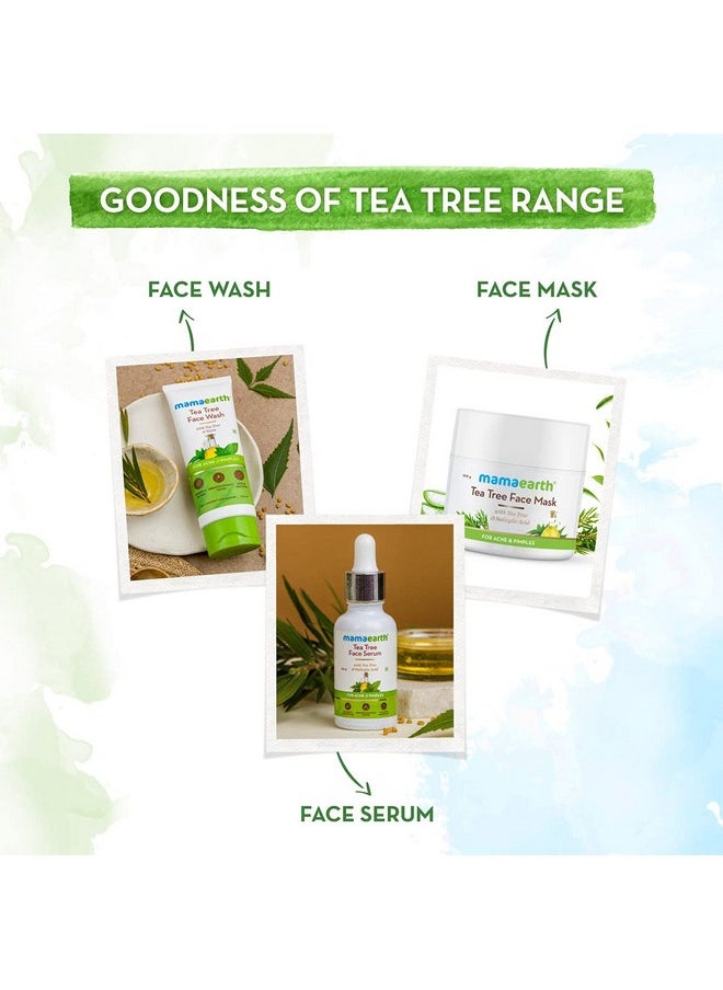 MAMAEARTH Tea Tree Oil-Free Face Moisturizer with Salicylic Acid | Helps Reduce Acne & Pimples | Controls Sebum & Oil | Gives Long Lasting Hydration without Clogging Pores | 2.71 Fl Oz/80ml