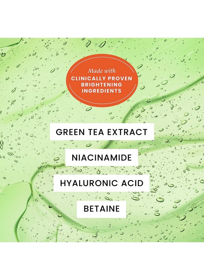 FoxTale (Pack Of 2) Essentials Green Tea Oil-Free Gel Moisturizer For Face | Hyaluronic Acid, Niacinamide, Brightens And Prevents Acne | Lightweight For Oily, Acne-Prone Skin | Men & Women - 50G