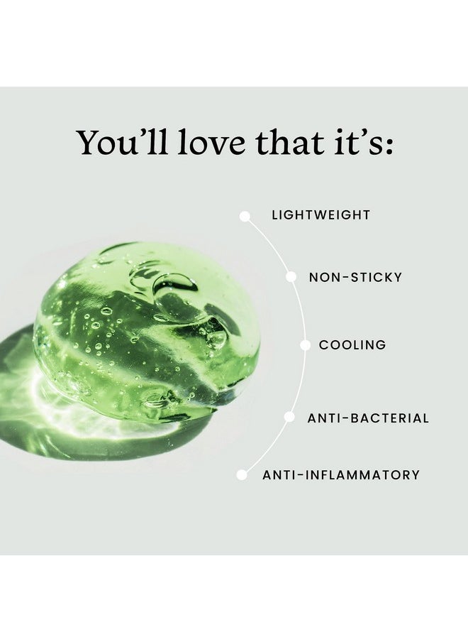 FoxTale (Pack Of 2) Essentials Green Tea Oil-Free Gel Moisturizer For Face | Hyaluronic Acid, Niacinamide, Brightens And Prevents Acne | Lightweight For Oily, Acne-Prone Skin | Men & Women - 50G