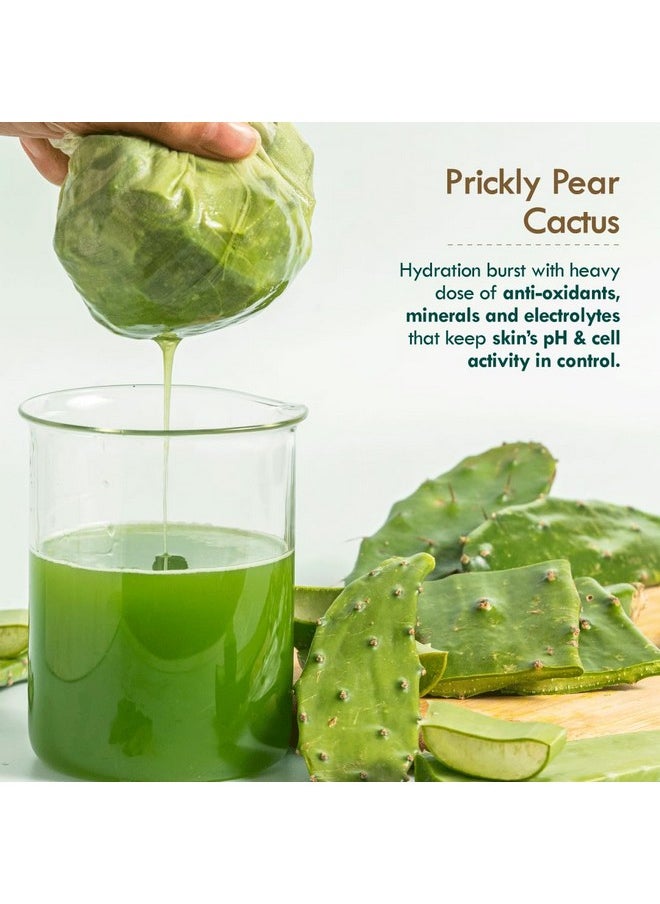 Nat Habit Active Face Gel, Aloe Cactus Hydra Lift For Rapid Hydration Boost & Moisture Lock With Cooling, Soothing, SunBurn Healing & UV Protection, 50gm