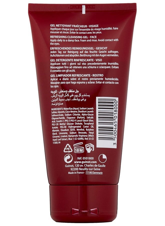 Guinot Nettoyant face cleansing gel for Men, 4.4 oz