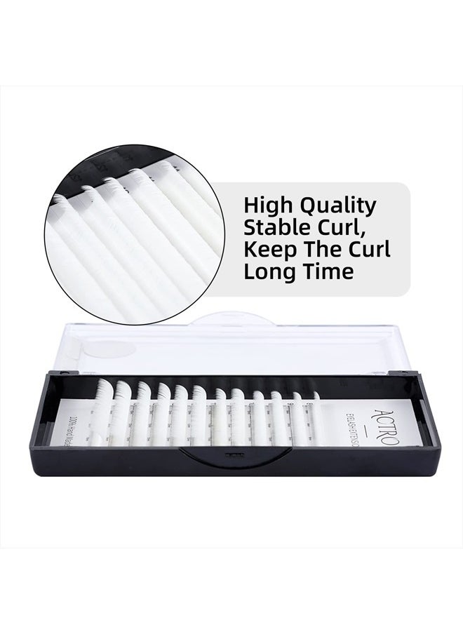 Colored Eyelash Extensions Easy Fan 8-15mm Mix White D Curl Easy Fanning 0.07mm Self Premade Volume Lash Supplies