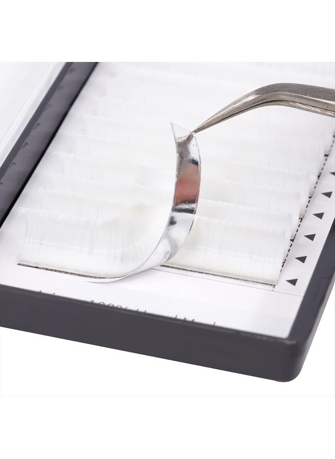 Colored Eyelash Extensions Easy Fan 8-15mm Mix White D Curl Easy Fanning 0.07mm Self Premade Volume Lash Supplies