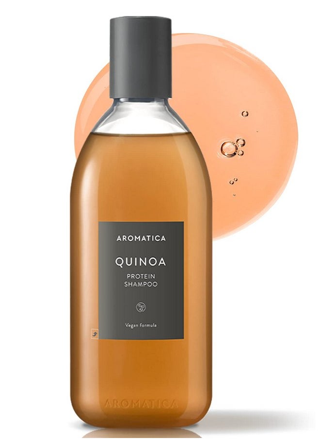 AROMATICA Quinoa Protein Shampoo 13.53 oz / 400ml - Provides Protein and Nourishment to Extremely Damaged Hair- Free from Sulfate, Silicone