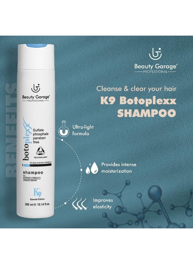 Beauty Garage K9 Combo Set (Botoplexx Shampoo 300ml + K9 Botoplexx Conditioner 300ml + K9 Botoplexx Retention Masque 300ml)