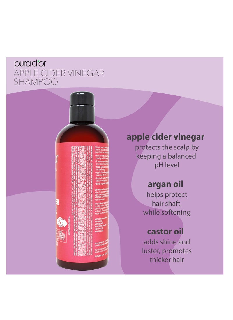 Apple Cider Vinegar thin2thick Shampoo 16fl oz 473ml