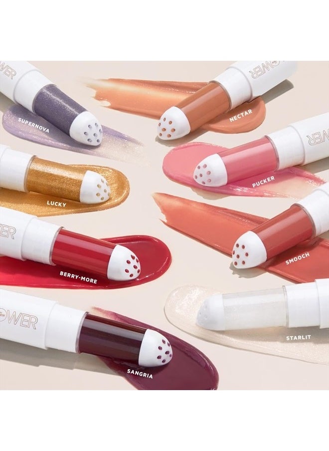 FLOWER Beauty By Drew Barrymore Perfect Pout Hydrating Lip Mask - Soothes + Softens Lips + Natural-Looking Tint - Recovery Lip Treatment + Moisturizes + Hydrates Lips - Scented - Cruelty-Free + Vegan