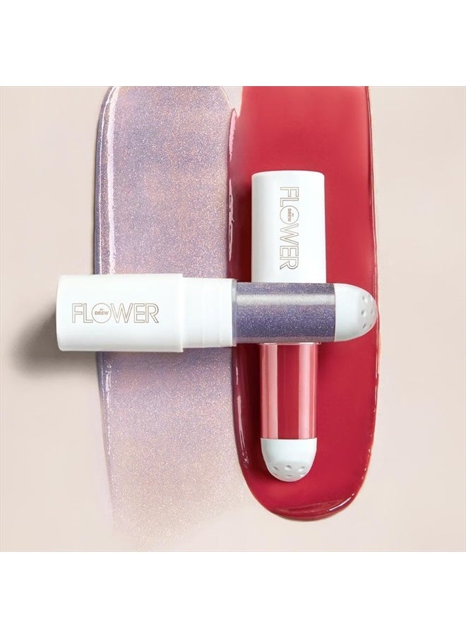 FLOWER Beauty By Drew Barrymore Perfect Pout Hydrating Lip Mask - Soothes + Softens Lips + Natural-Looking Tint - Recovery Lip Treatment + Moisturizes + Hydrates Lips - Scented - Cruelty-Free + Vegan