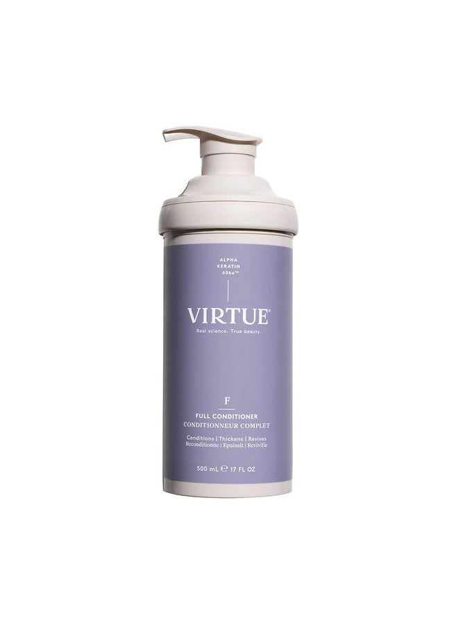 VIRTUE Full Volumizing Conditioner Thickens Hair, Safe for All Hair Types, Sulfate Free, Color Safe