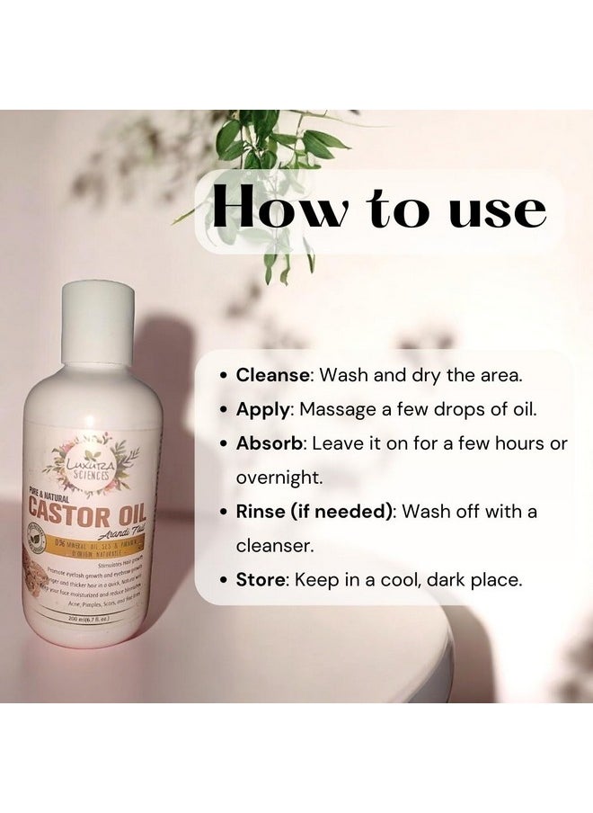 Luxura Sciences Castor Oil 200 ml