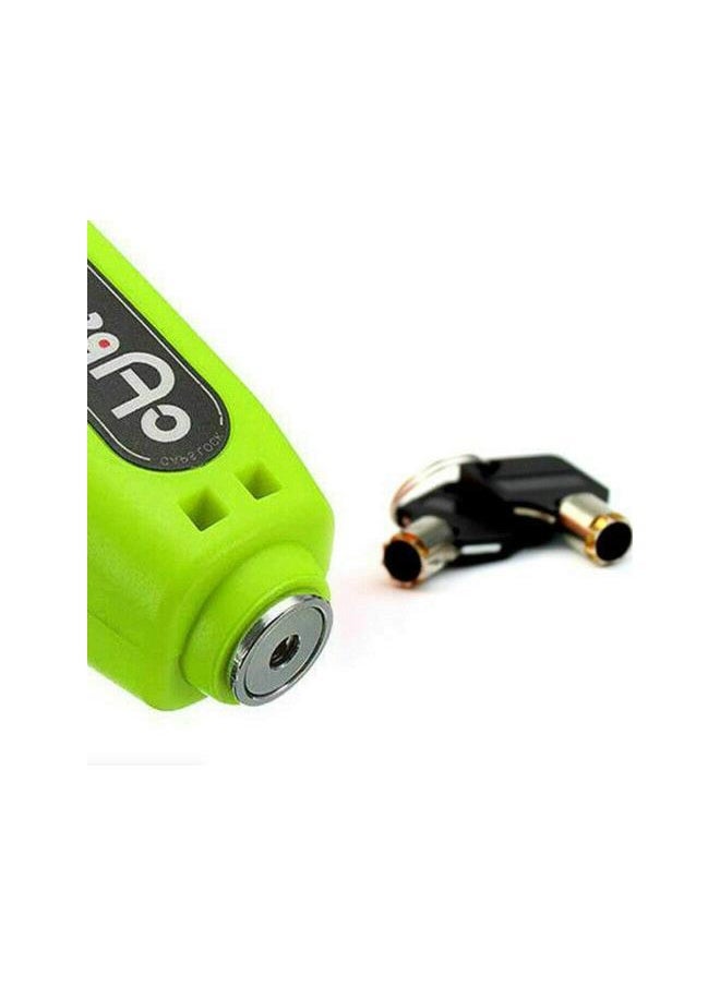 1pc Universal Motorbike Brake Lock, Motorbike Caps-Lock, Motorcycle Handlebar Throttle Grip Lock Anti-Theft Security Brake Level Lock for Bike Scooter Moped ATV (Green)