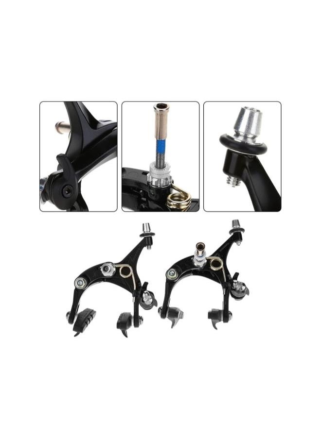 1 Pair Bike Brakes Road Bike V Shape Mechanical Dual Pivot Brake Set for Bike Repair Parts Accessory