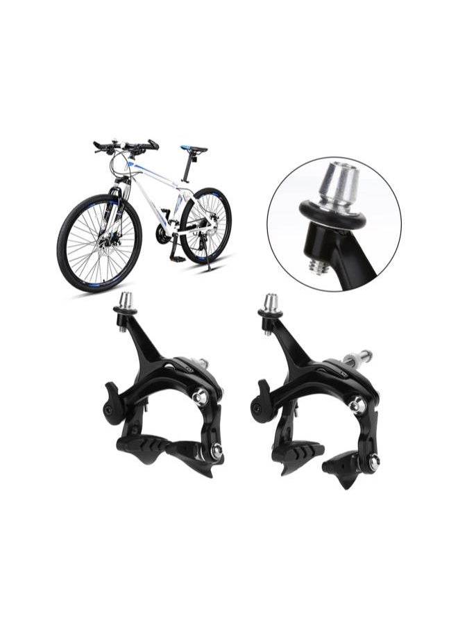 1 Pair Bike Brakes Road Bike V Shape Mechanical Dual Pivot Brake Set for Bike Repair Parts Accessory