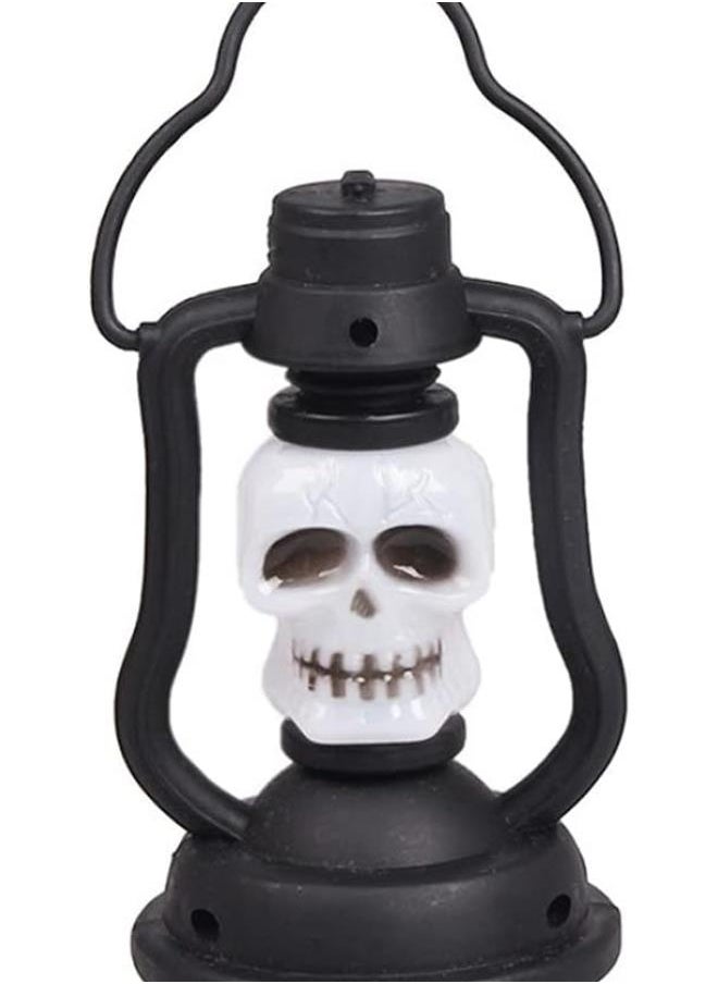 Halloween Skull Lantern Light, Creepy Hanging Lamp Skeleton LED Automatic Gradual Change Night Light Handheld Light Halloween Decoration Gift Indoor Outdoor Home Decor