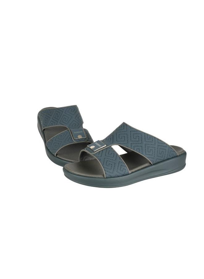 008-3703 Barjeel Uno Mens Arabic Sandals 6878-M121 Navy