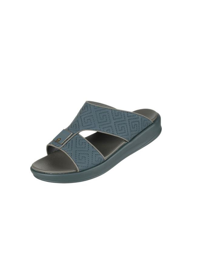 008-3703 Barjeel Uno Mens Arabic Sandals 6878-M121 Navy