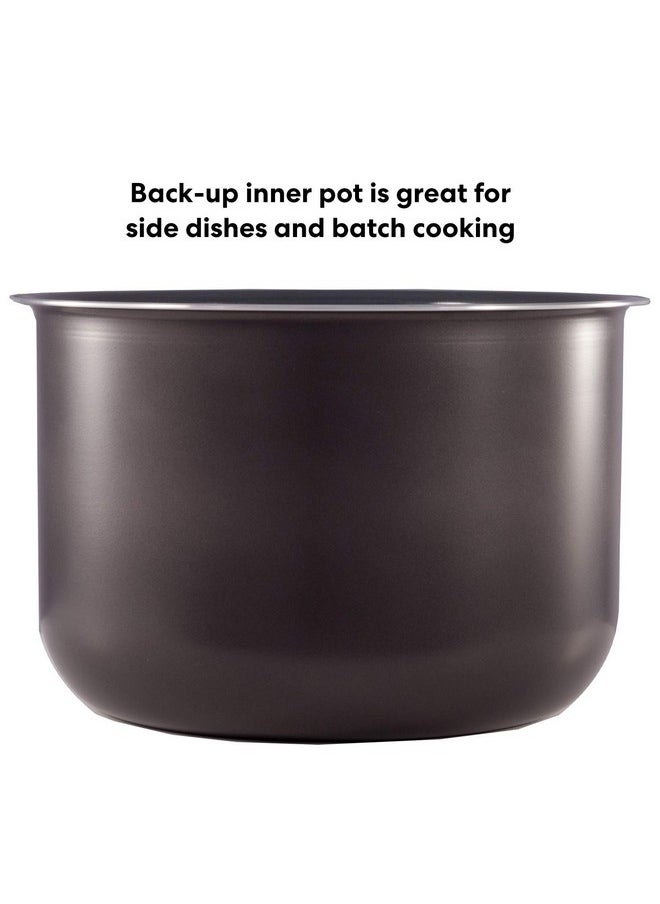 Instant Pot Ceramic Inner Slow Cooking Pot 6-Qt, Non-Stick Coated Interior, Rice Cooker