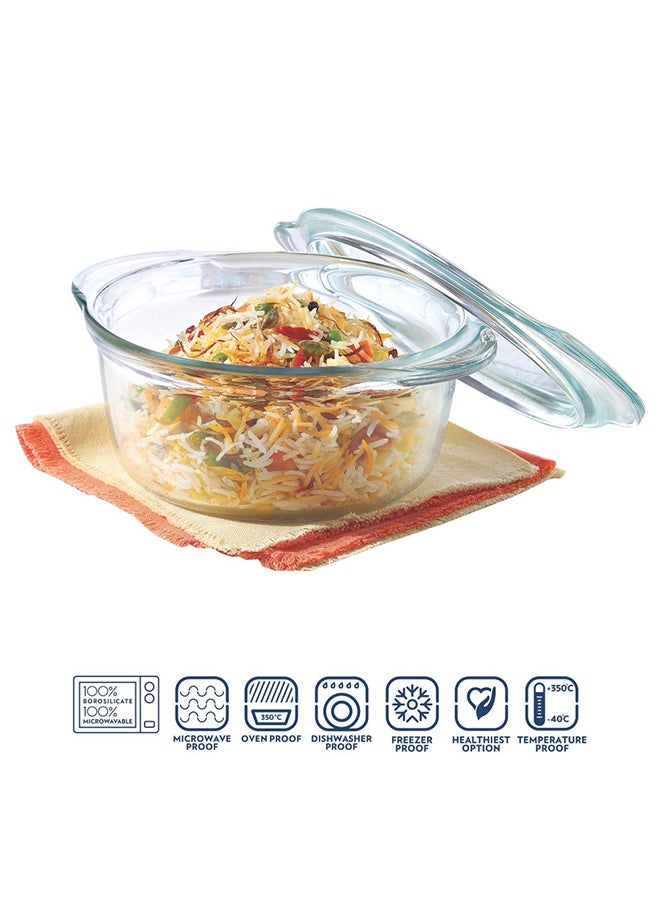 Deep Round Casserole With Flat Lid 2.5 L