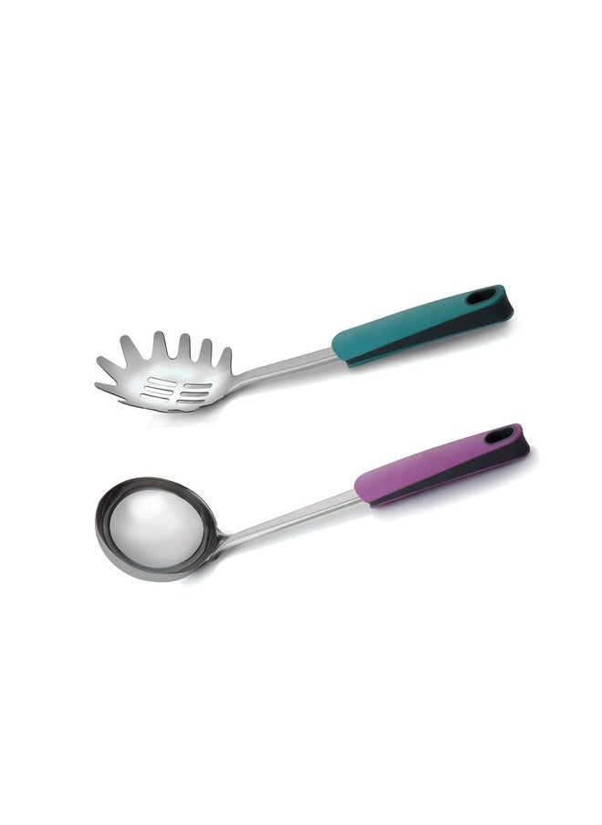 Shapes Stainless Steel Kitchen Tool Set, Set of 2, Multicolor (SC/SLSG/02)