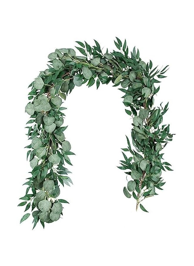 Round-leaf eucalyptus vine simulation flower vine money leaf arch hotel decoration wedding flower arrangement photography props