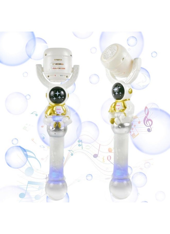 VikriDA Astronaut Bubble Stick with LED Lights - Includes 1 Bottle of Bubble Solution - Ideal for Indoor, Outdoor and Birthday Party Celebrations