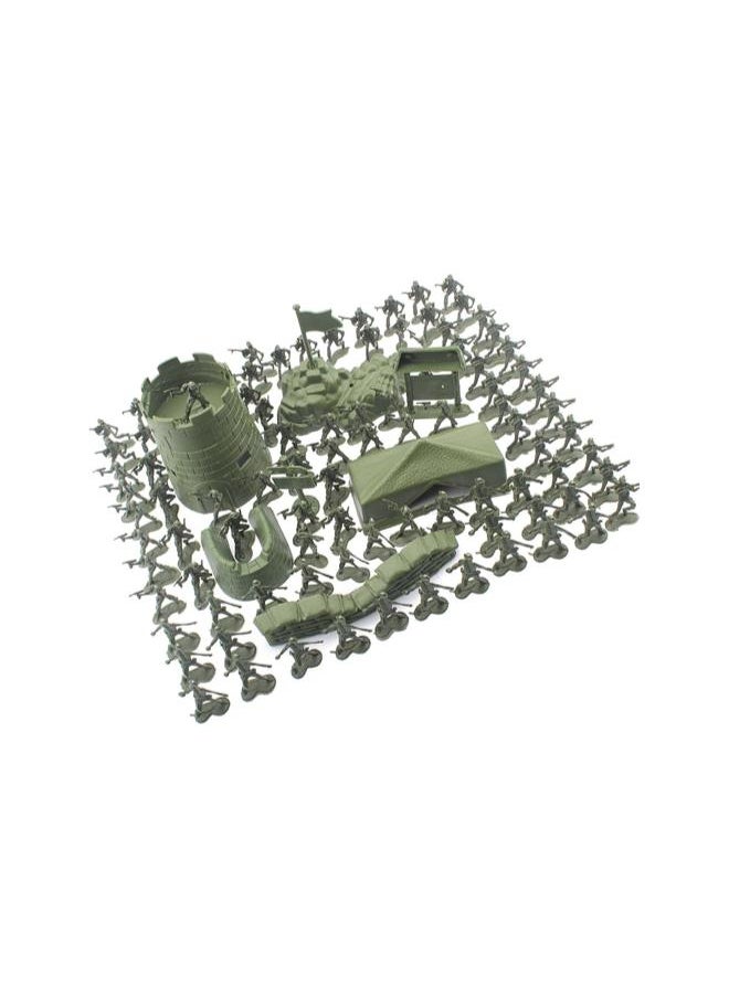 Army Figures and Accessories - Army Men Toy Army Soldiers Army Playset Plastic Army Base Statue for Kids Adult Army Lovers