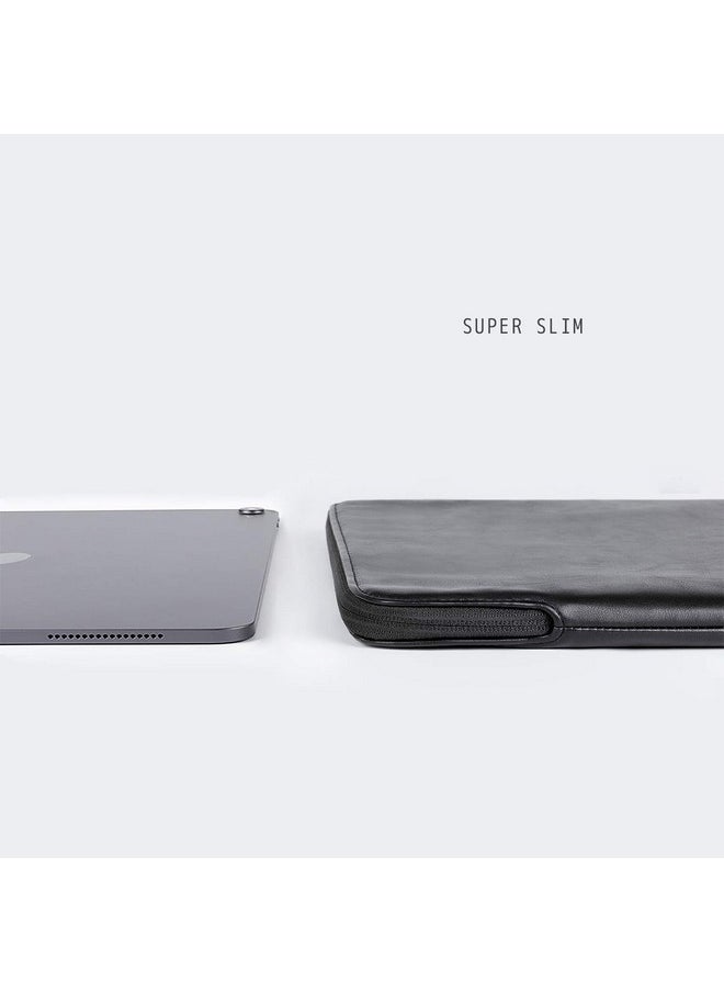 Comfyable Tablet Sleeve Compatible for iPad Pro 11-in M4 2024 M2 4th / 3rd / 2nd Gen, iPad Air 11-in M2 2024 2022 & Smart/Magic Keyboard w/ Pencil Holder, PU Leather Bag Waterproof Slim Case