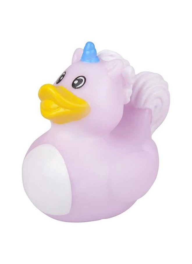 The Dreidel Company Unicorn Rubber Duck Toy Duckies for Kids, Bath Birthday Baby Showers Summer Beach and Pool Activity, 2