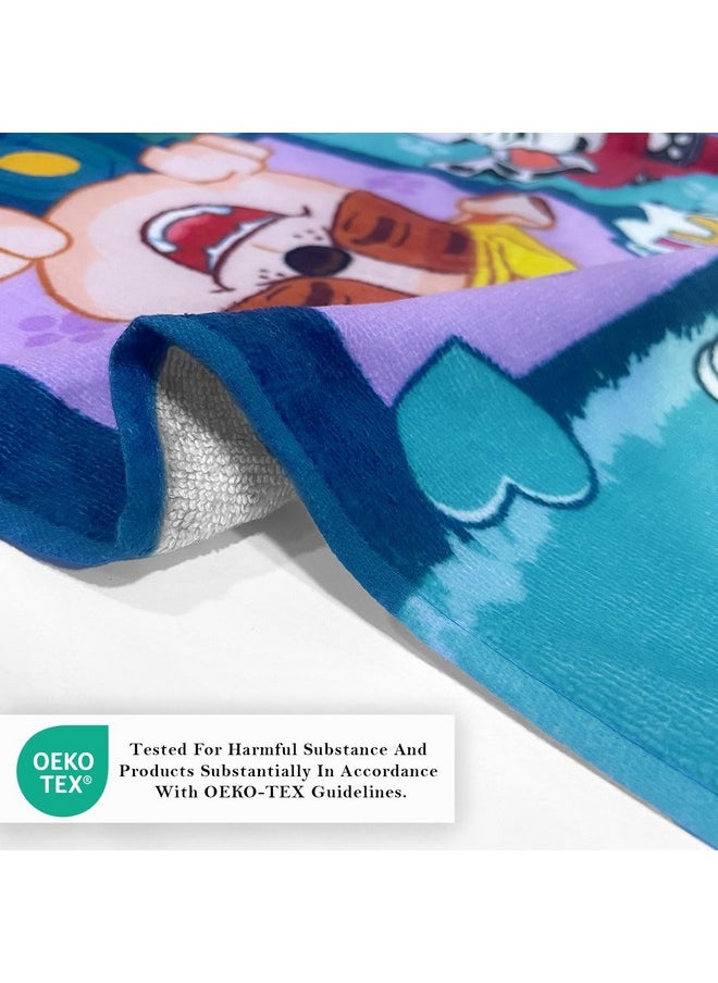 Sassoon Paw Patrol Cotton Kids Bath Towel with Gift Box in 400 GSM- 60 cm x 120 cm