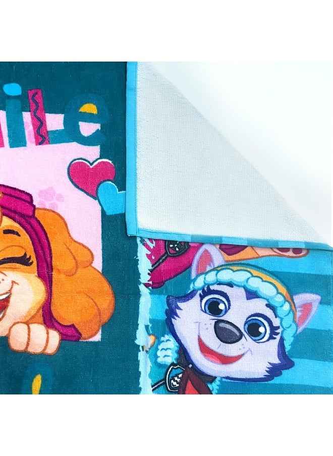 Sassoon Paw Patrol Cotton Kids Bath Towel with Gift Box in 400 GSM- 60 cm x 120 cm