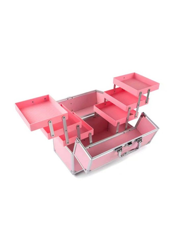 Square Shaped Cosmetics Storage Bag Pink