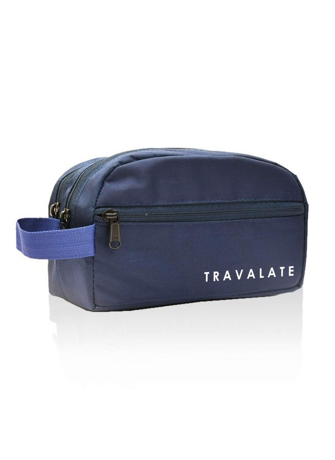 TRAVALATE Solid 9 Cms Cosmetic Pouch (M_TR137T_Blue)