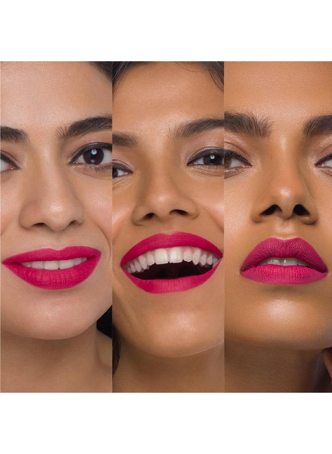 SUGAR Cosmetics Matte Attack Lipstick for Women | Transferproof & Smudgeproof | Lasts upto 12hrs | Enriched With Jojoba Oil | 2gm - Bold Play