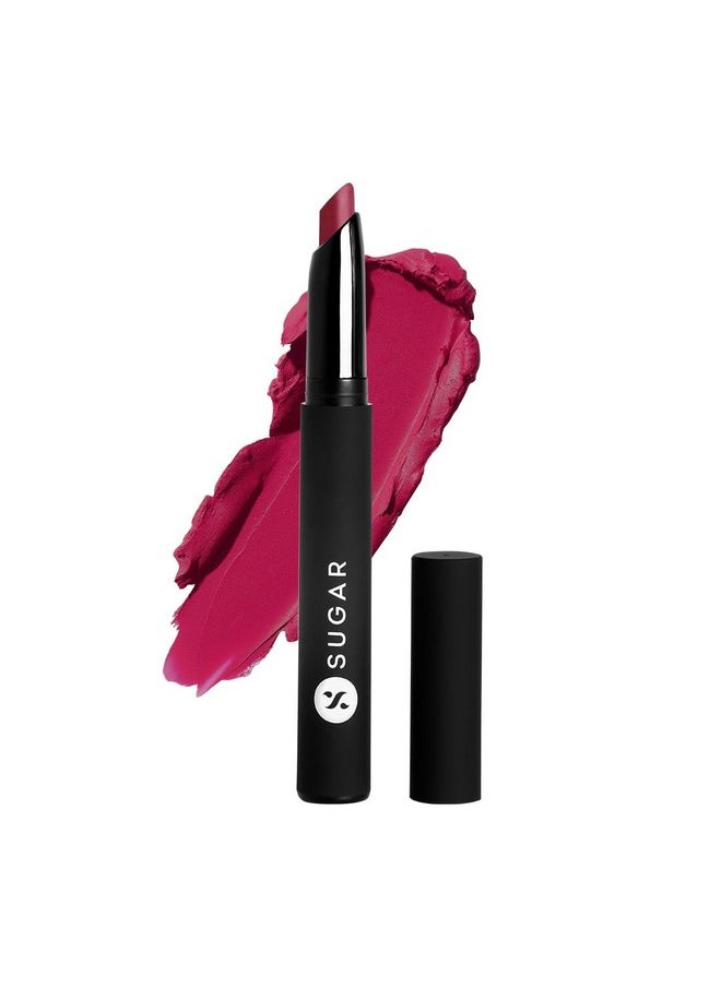 SUGAR Cosmetics Matte Attack Lipstick for Women | Transferproof & Smudgeproof | Lasts upto 12hrs | Enriched With Jojoba Oil | 2gm - Bold Play