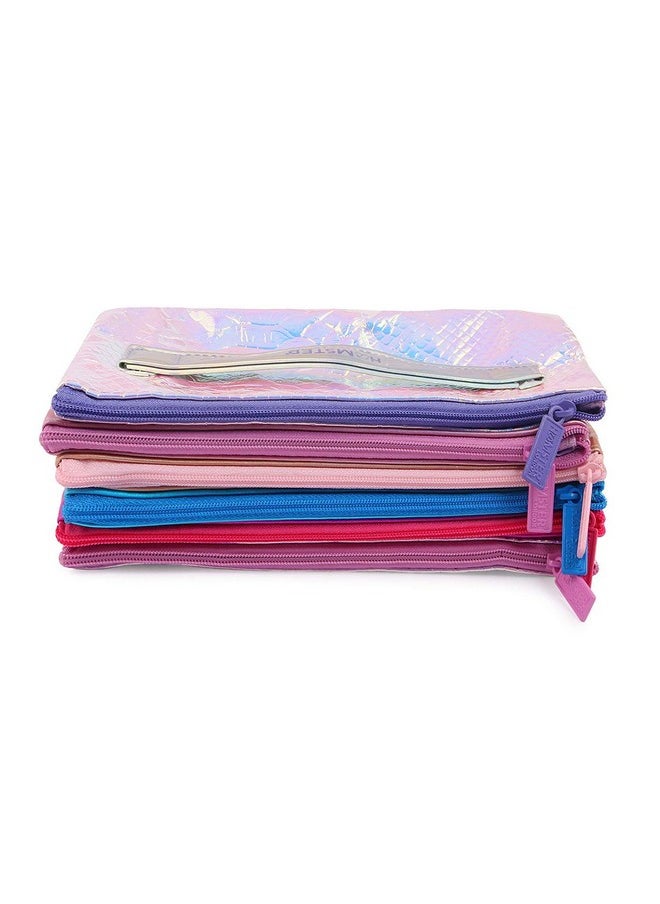 Hamster London Shimmy Pouch Set of 6 for Multipurpose Cosmetic Makeup Case/Travel Pouch