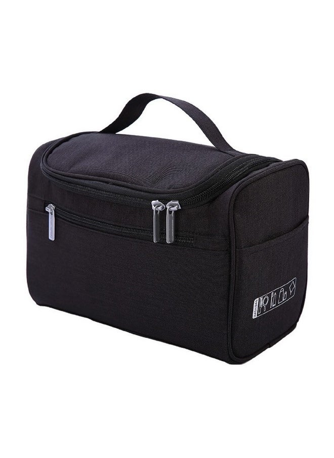 LACOPINE Toiletry Travel Hanging Cosmetic Makeup Organizer for Men and Women (Black)